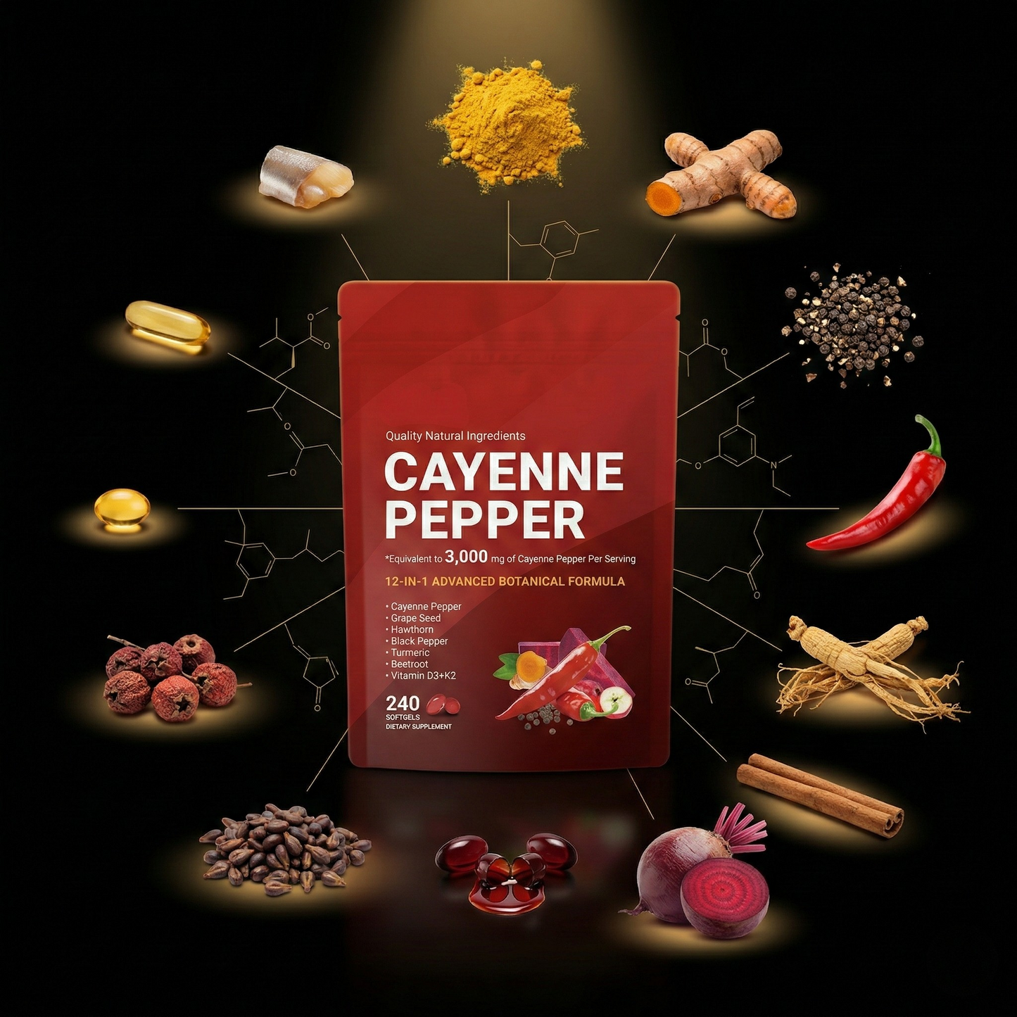 Iron Bolt — Triple-Pathway Metabolic Activator